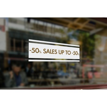 Sales up to -50%